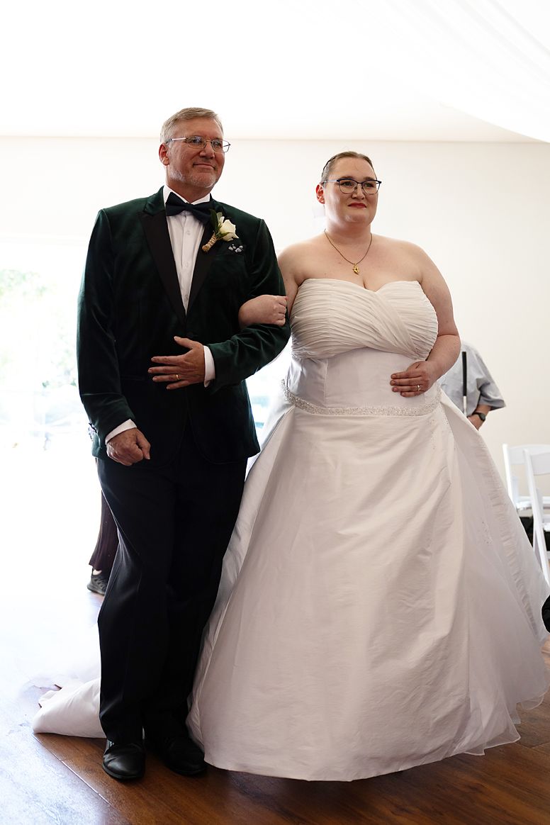 A series of wedding photos showing people in formal attire during a dance sequence at a reception celebration.