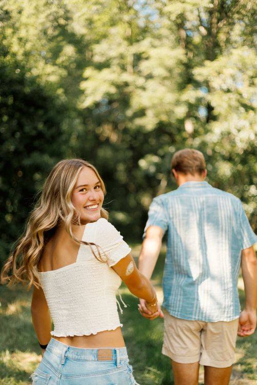 Teen Couple Session. Playful, Cinematic, Young love