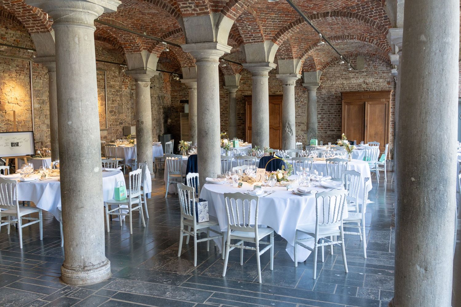 Salle de réception des futurs mariés de l abbaye d'aulne