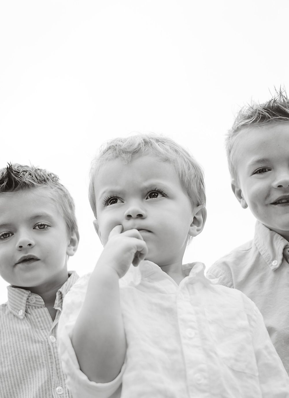 A penny for your thoughts brother; child portrait session by Brighton, Michigan photographer