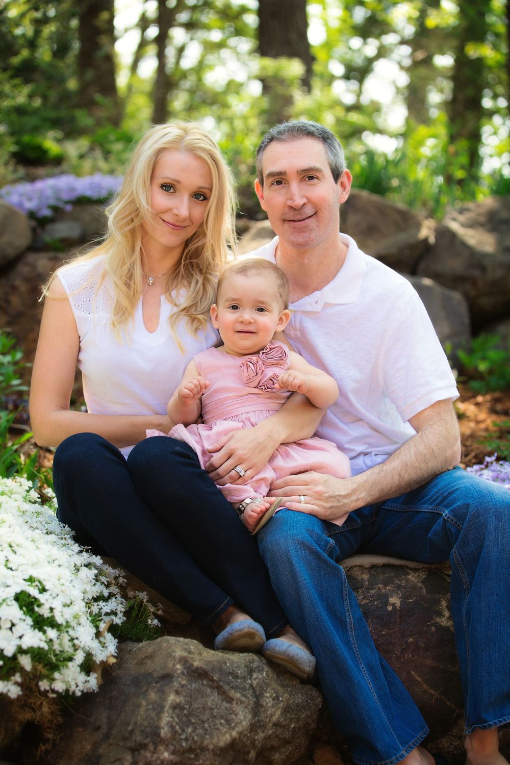 Outdoor family portraits in South Lyon by Brighton MI photographer