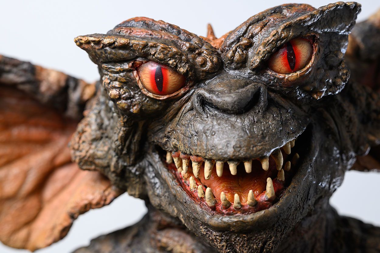 Gremlin closeup on face from the movie Gremlins