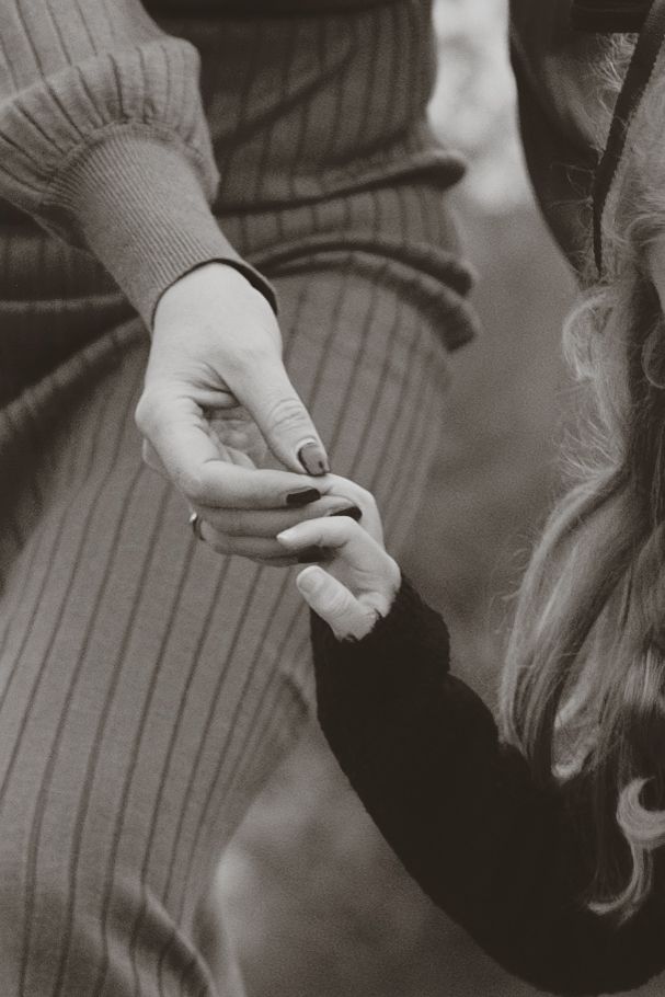when you hold my hand, you hold my heart