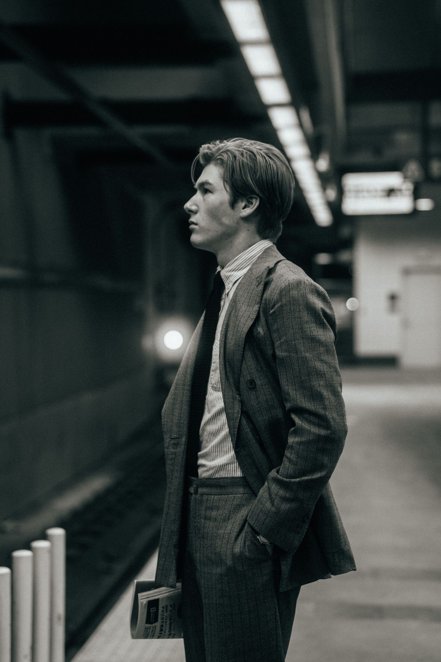 Professional model portrait with editorial styling Los Angeles