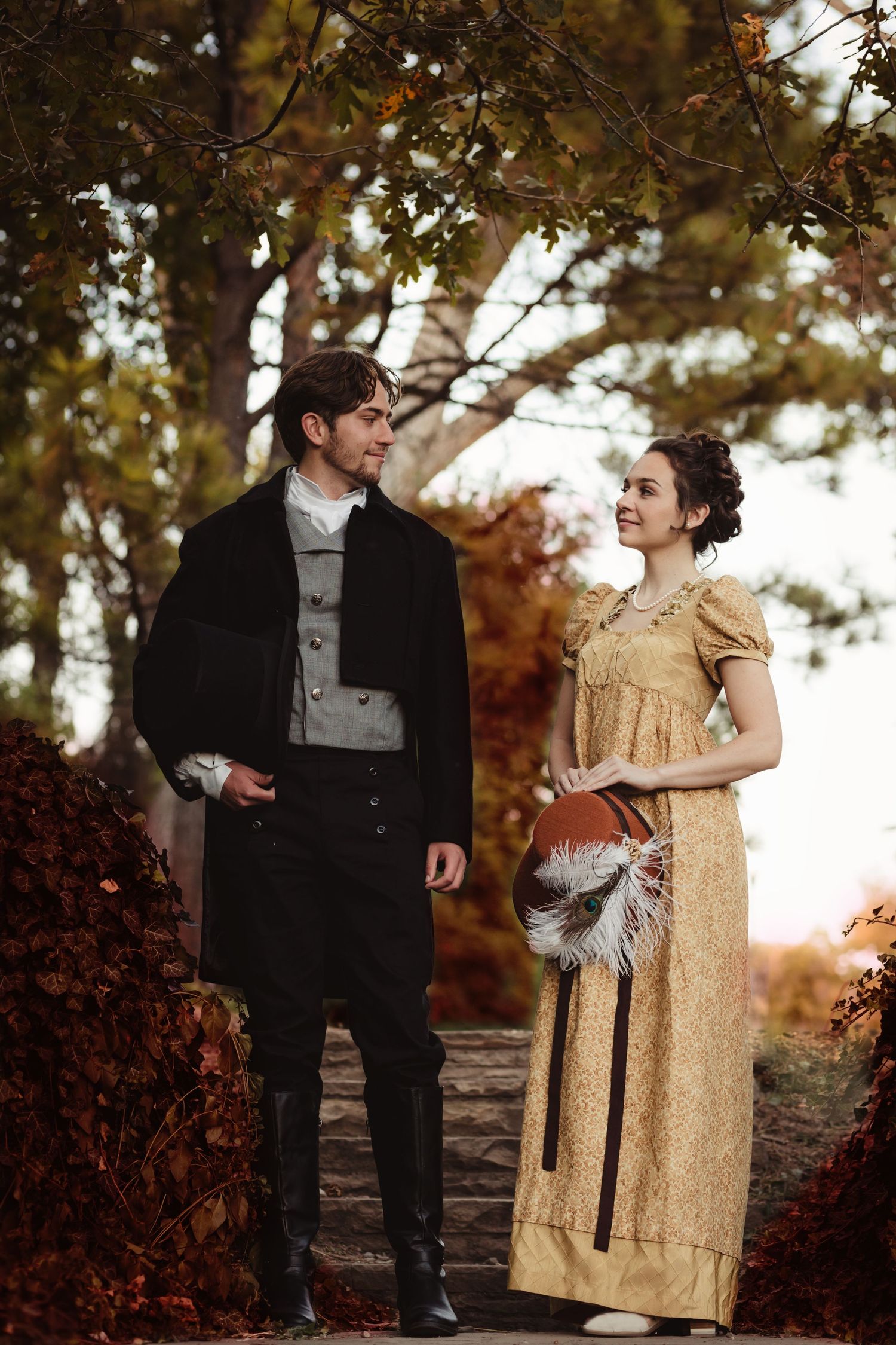regency romance book cover photoshoot memory grove park salt lake city utah