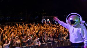 DJ PressPlay with an audience