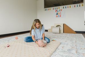 baby physical therapy Branding photos for Colorado based small business progress through play