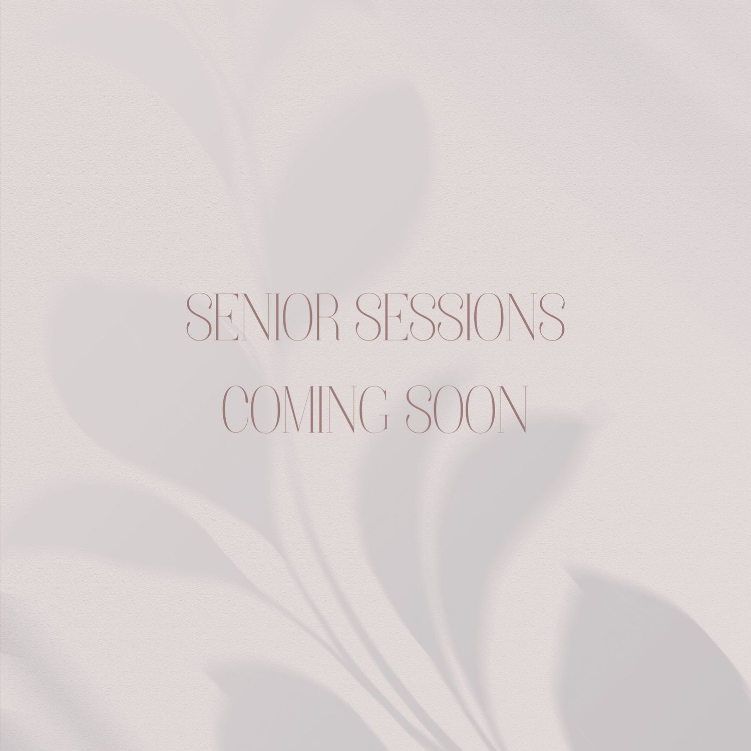 cover photo for senior section coming soon