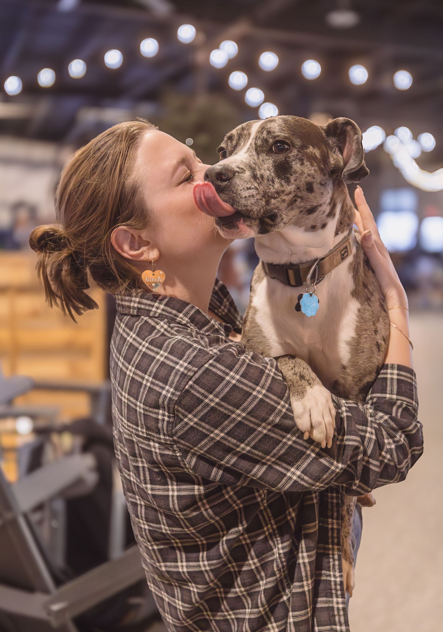 Pittie with his mom