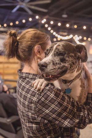 Pittie with his mom