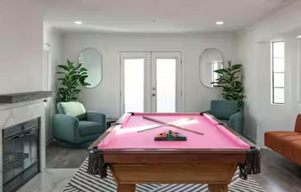 A modern home interior collage showing living spaces with gray walls, hardwood floors, and contemporary furnishings.