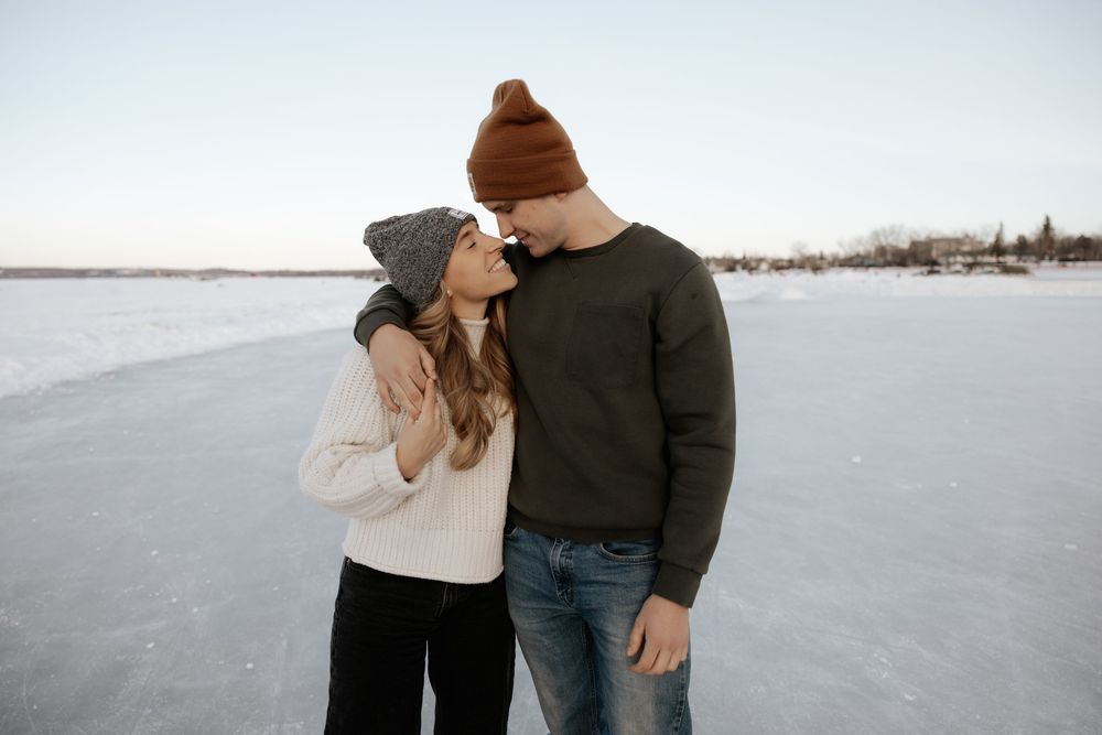 skating on the lake in red deer alberta. things to do in the winter