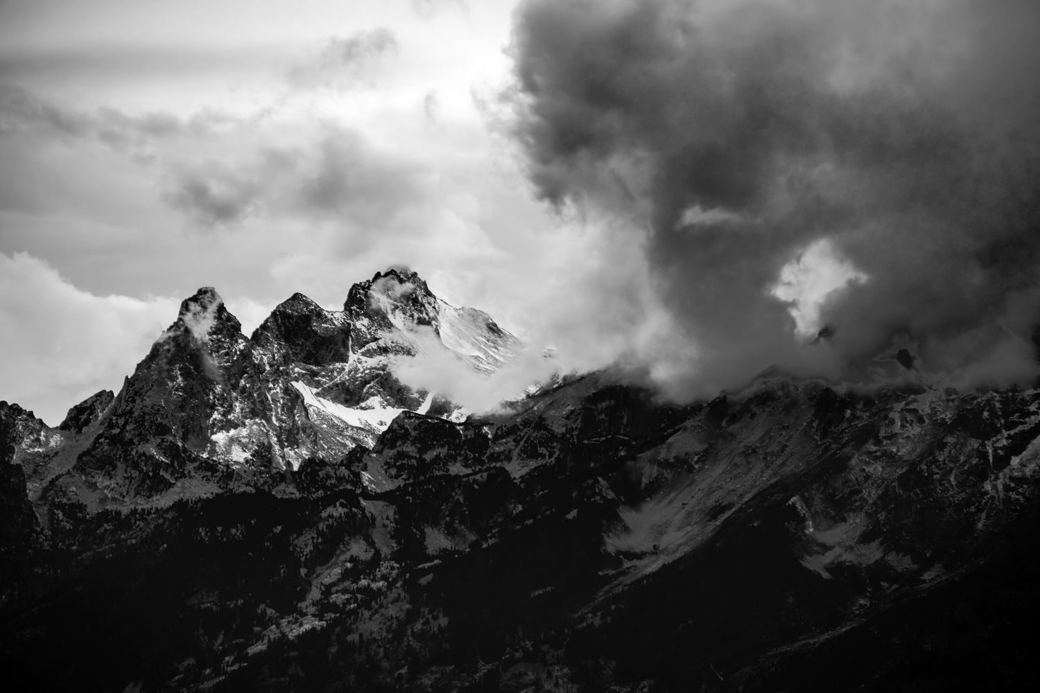 Oh, Misty Mountain (B&W)