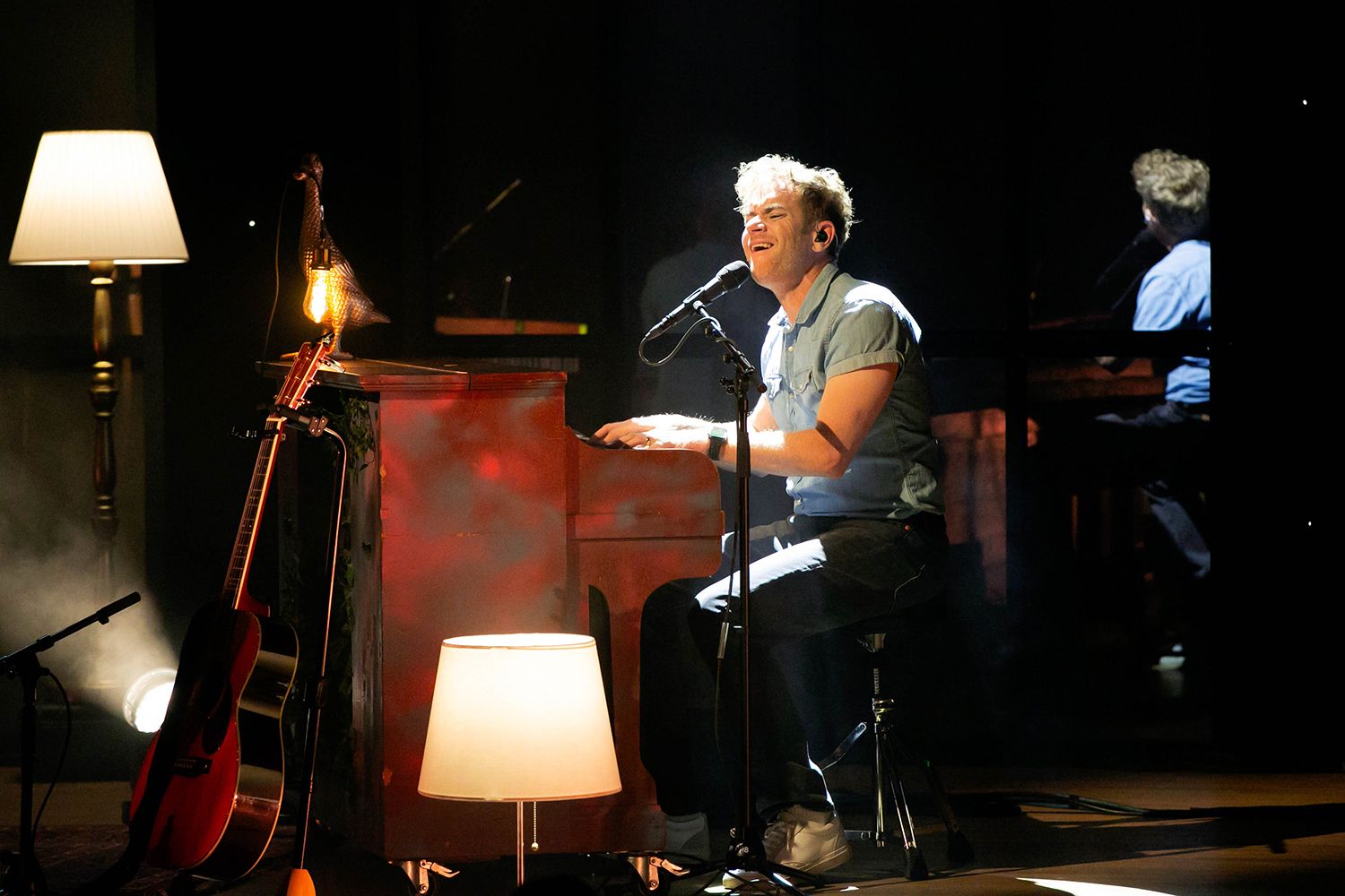 Peter Johansson, Bruno Mitsogiannis, Matilda Grün och Petra Wahlgren unplugged 2.0 i Växjö konserthus. Footgraf Rebecca Nordin.