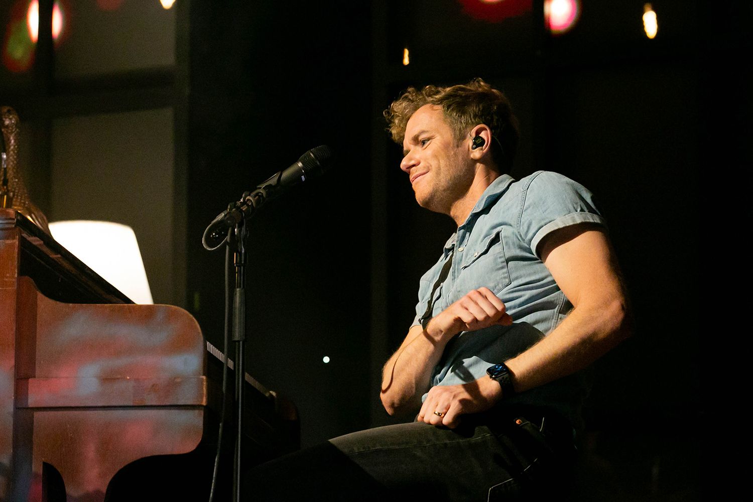 Peter Johansson, Bruno Mitsogiannis, Matilda Grün och Petra Wahlgren unplugged 2.0 i Växjö konserthus. Footgraf Rebecca Nordin.