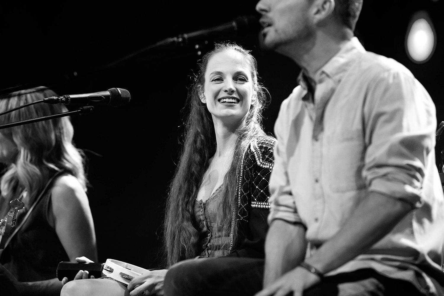 Peter Johansson, Bruno Mitsogiannis, Matilda Grün och Petra Wahlgren unplugged 2.0 i Växjö konserthus. Footgraf Rebecca Nordin.