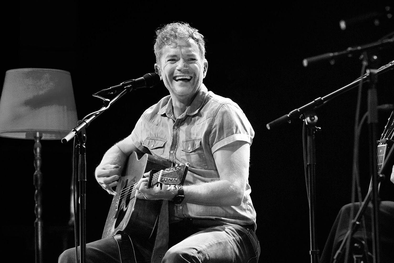 Peter Johansson, Bruno Mitsogiannis, Matilda Grün och Petra Wahlgren unplugged 2.0 i Växjö konserthus. Footgraf Rebecca Nordin.