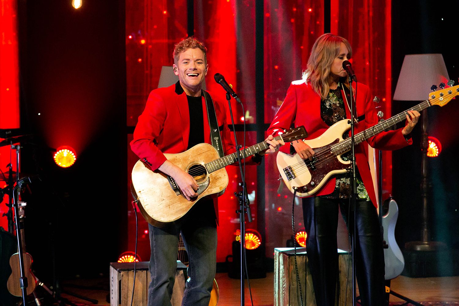 Peter Johansson, Bruno Mitsogiannis, Matilda Grün och Petra Wahlgren unplugged 2.0 i Vixjö konserthus. Footgraf Rebecca Nordin.
