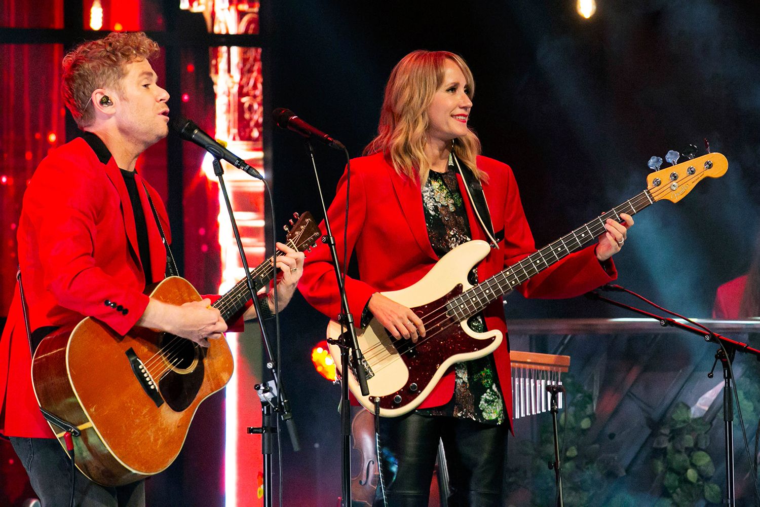 Peter Johansson, Bruno Mitsogiannis, Matilda Grün och Petra Wahlgren unplugged 2.0 i Vixjö konserthus. Footgraf Rebecca Nordin.