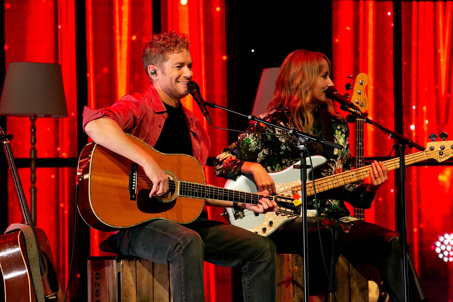 Peter Johansson, Bruno Mitsogiannis, Matilda Grün och Petra Wahlgren unplugged 2.0 i Vixjö konserthus. Footgraf Rebecca Nordin.