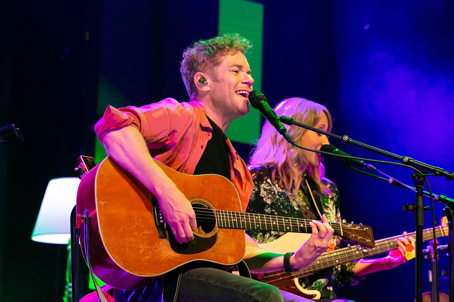 Peter Johansson, Bruno Mitsogiannis, Matilda Grün och Petra Wahlgren unplugged 2.0 i Vixjö konserthus. Footgraf Rebecca Nordin.