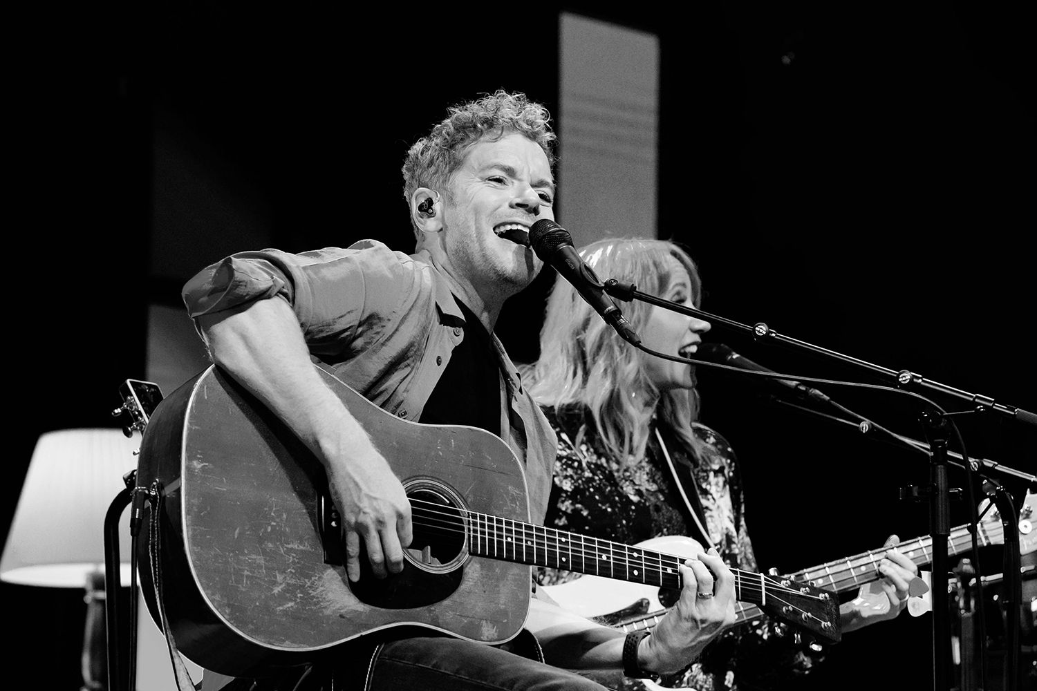 Peter Johansson, Bruno Mitsogiannis, Matilda Grün och Petra Wahlgren unplugged 2.0 i Vixjö konserthus. Footgraf Rebecca Nordin.