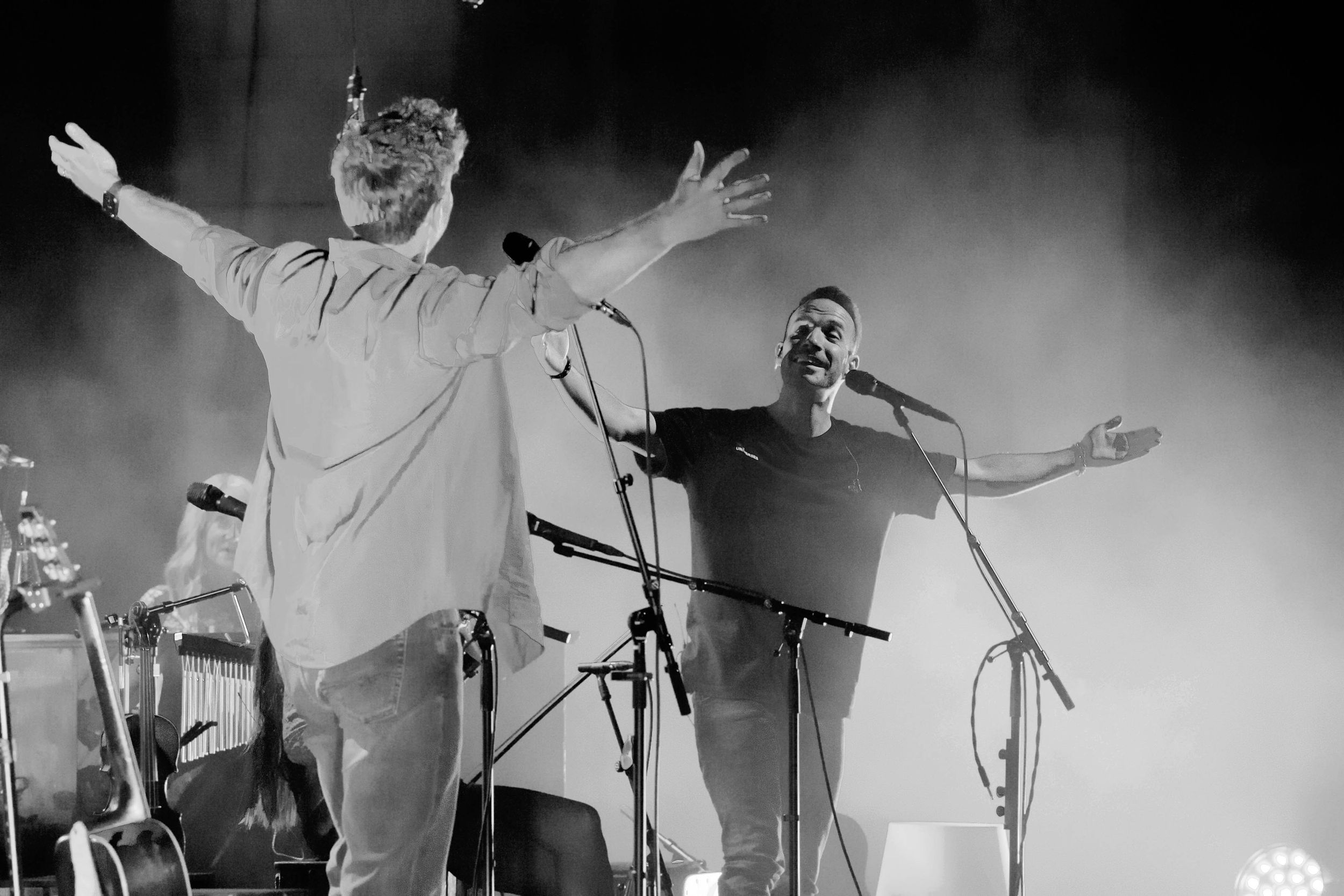 Peter Johansson, Bruno Mitsogiannis, Matilda Grün och Petra Wahlgren unplugged 2.0 i Vixjö konserthus. Footgraf Rebecca Nordin.