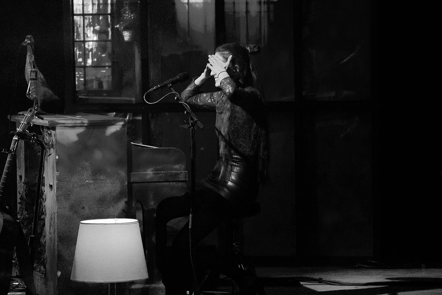 Peter Johansson, Bruno Mitsogiannis, Matilda Grün och Petra Wahlgren unplugged 2.0 i Vixjö konserthus. Footgraf Rebecca Nordin.