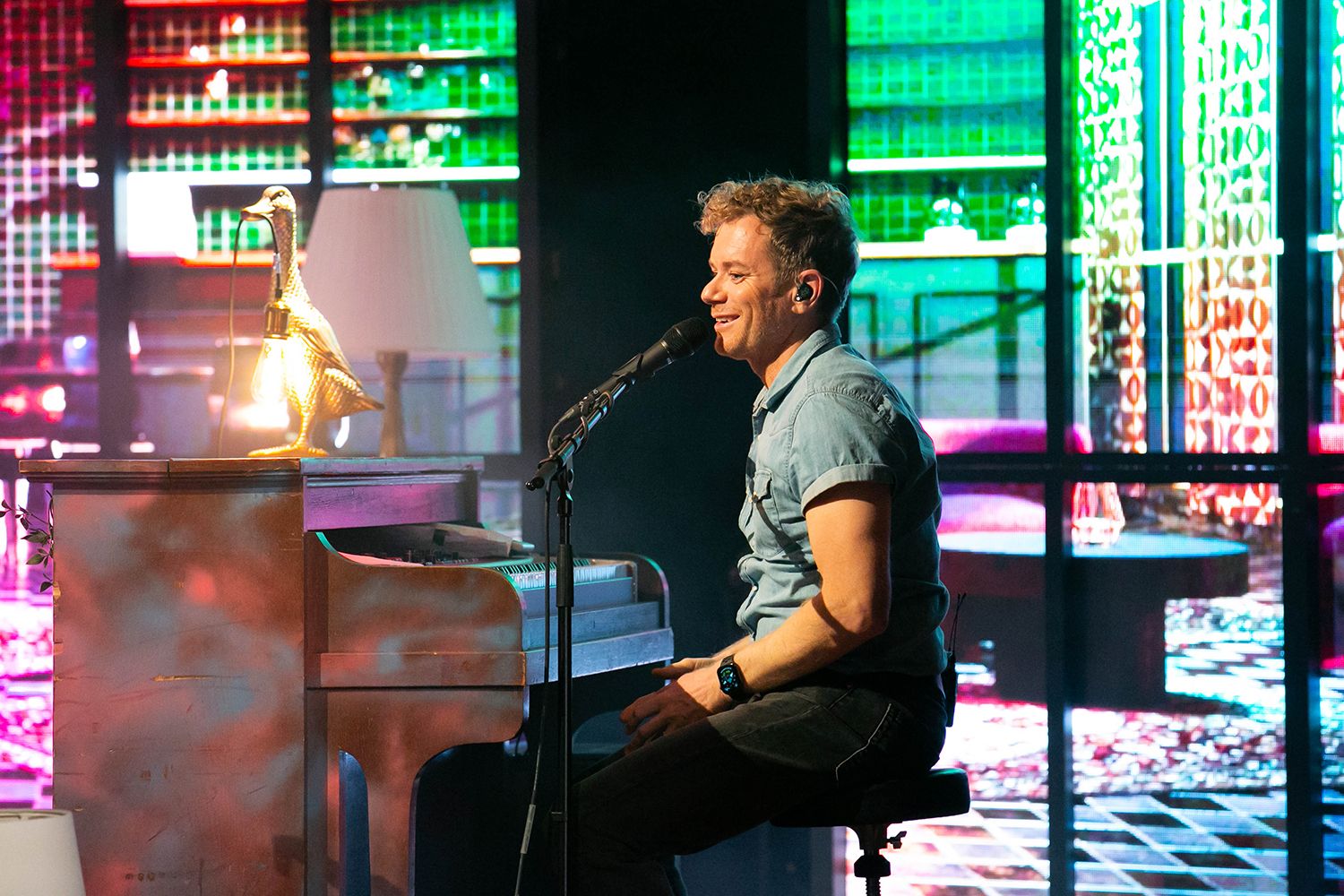Peter Johansson, Bruno Mitsogiannis, Matilda Grün och Petra Wahlgren unplugged 2.0 i Växjö konserthus. Footgraf Rebecca Nordin.