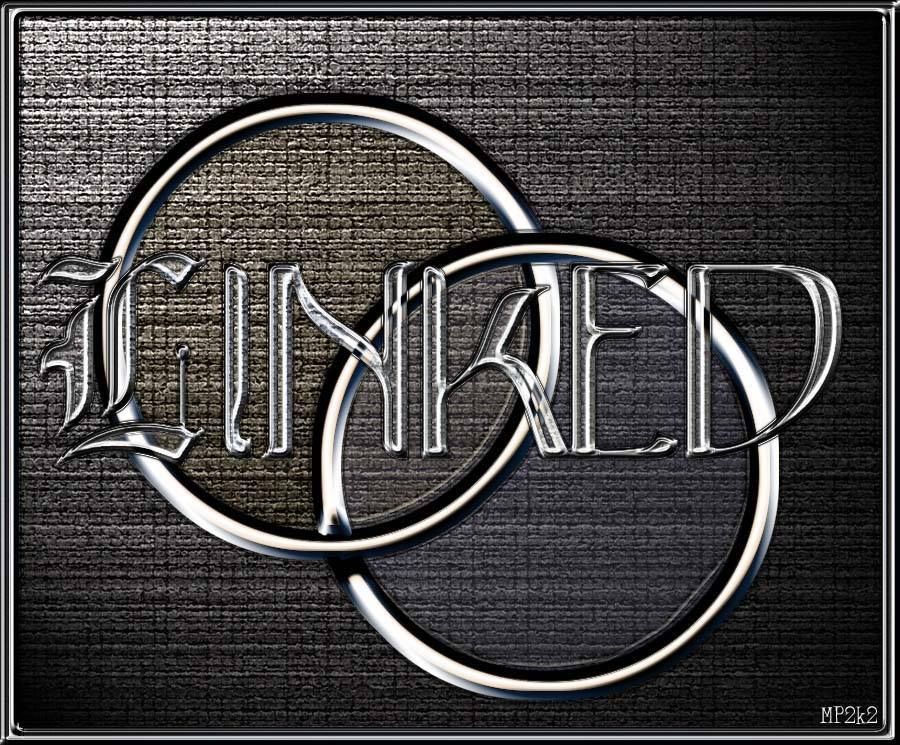 Gothic style metallic text design spelling 'Lumined' on textured dark background.