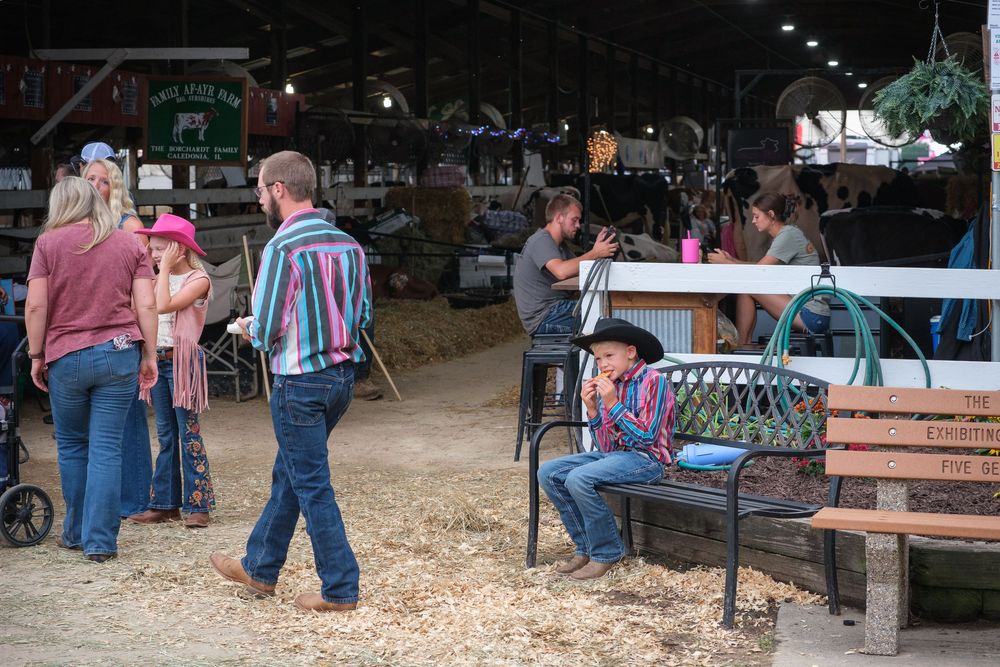 Scene from the Boone County Fair in Belvidere, IL captured by photographer David J. Manning on August 14, 2026.