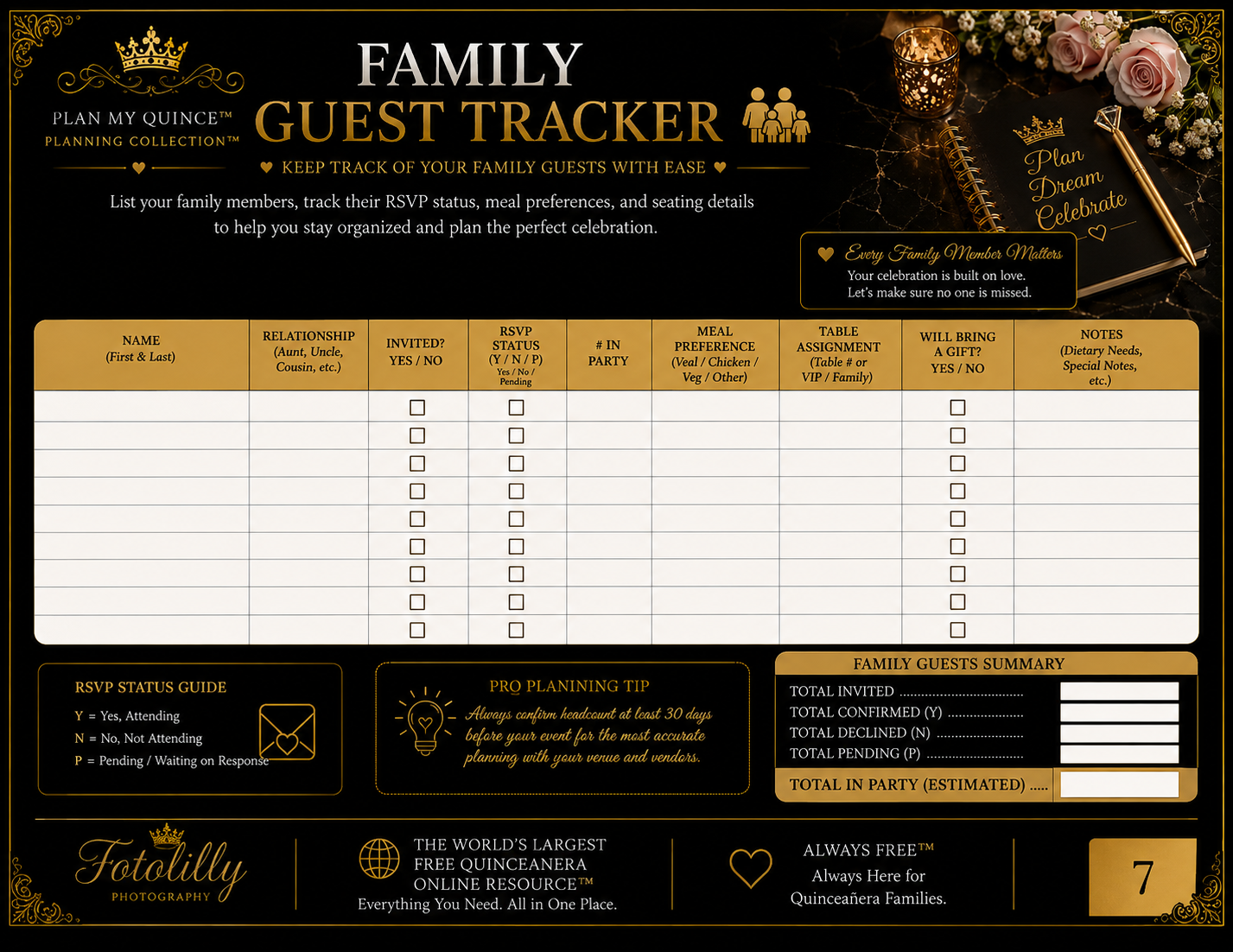 FREE Quinceañera newspaper Save the Date template with editable design ideas, printable layouts and digital invitation planning