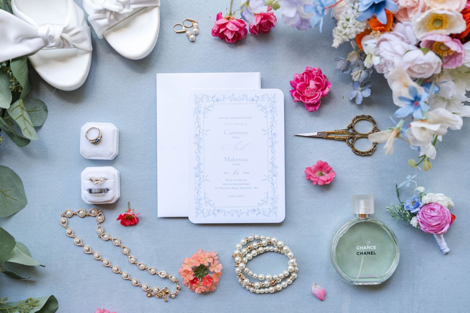 bride's details