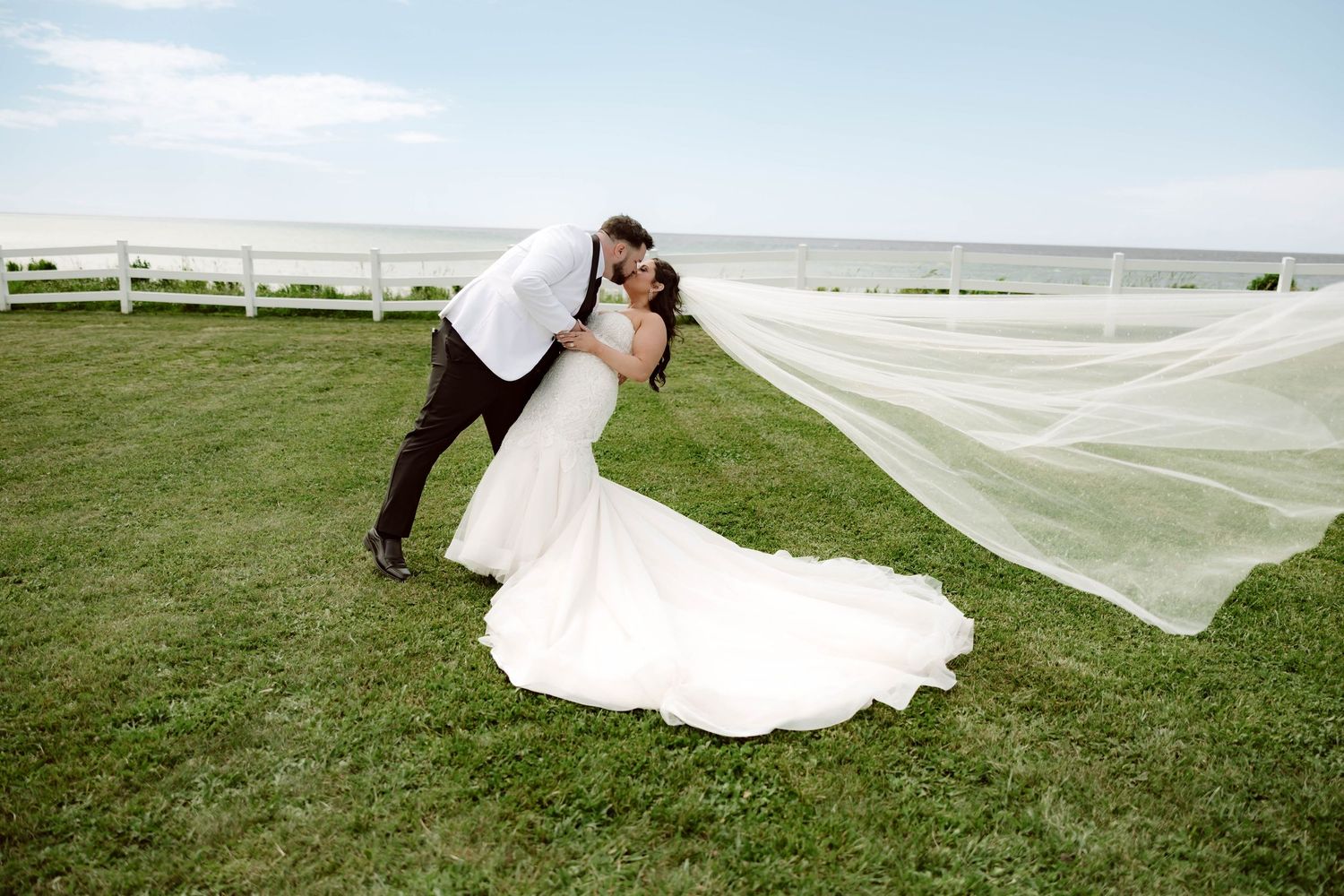 bride and groom portrait