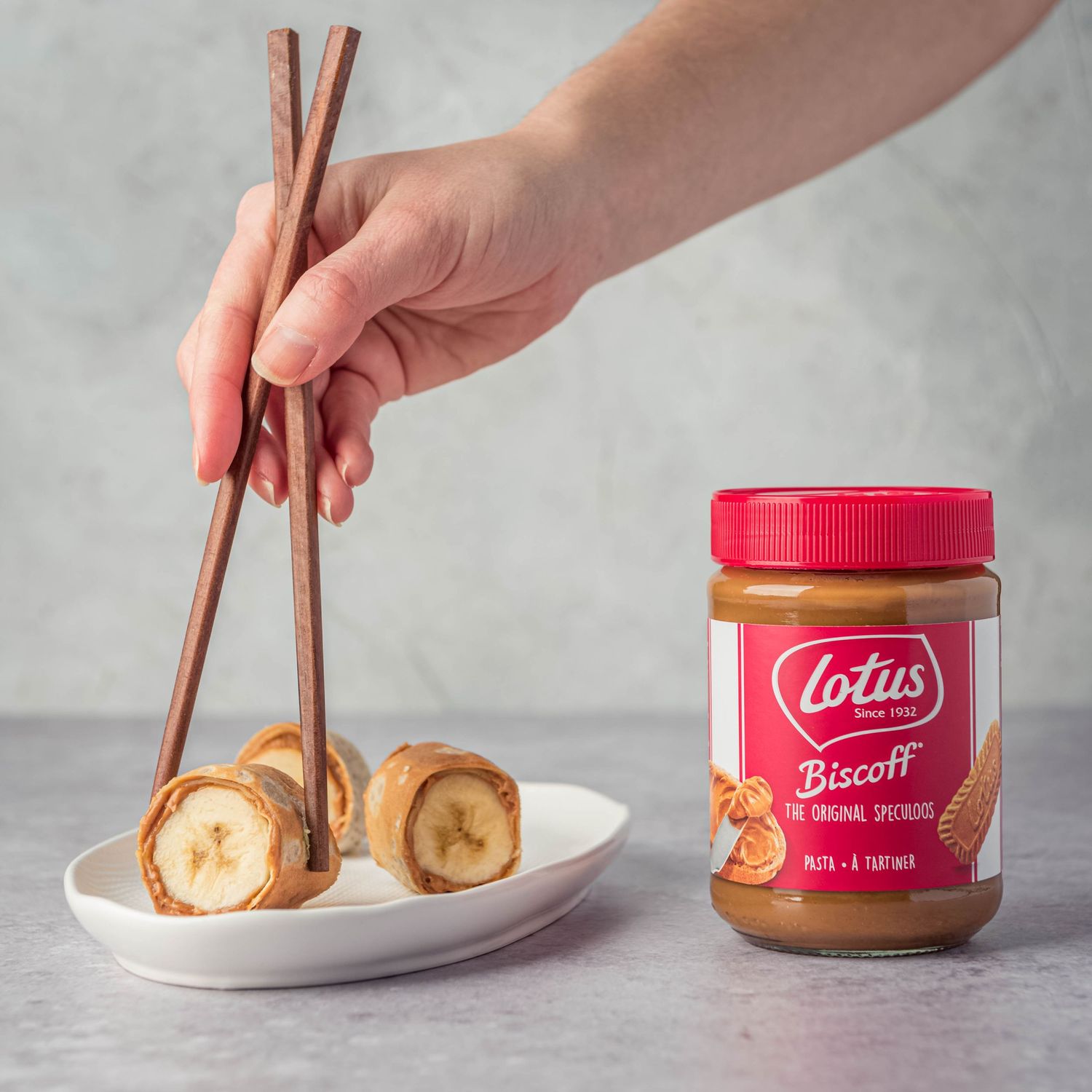 Création de recettes avec photo pour la marque Lotus du Groupe Biscoff par Mélanie Rousselle, photographe culinaire