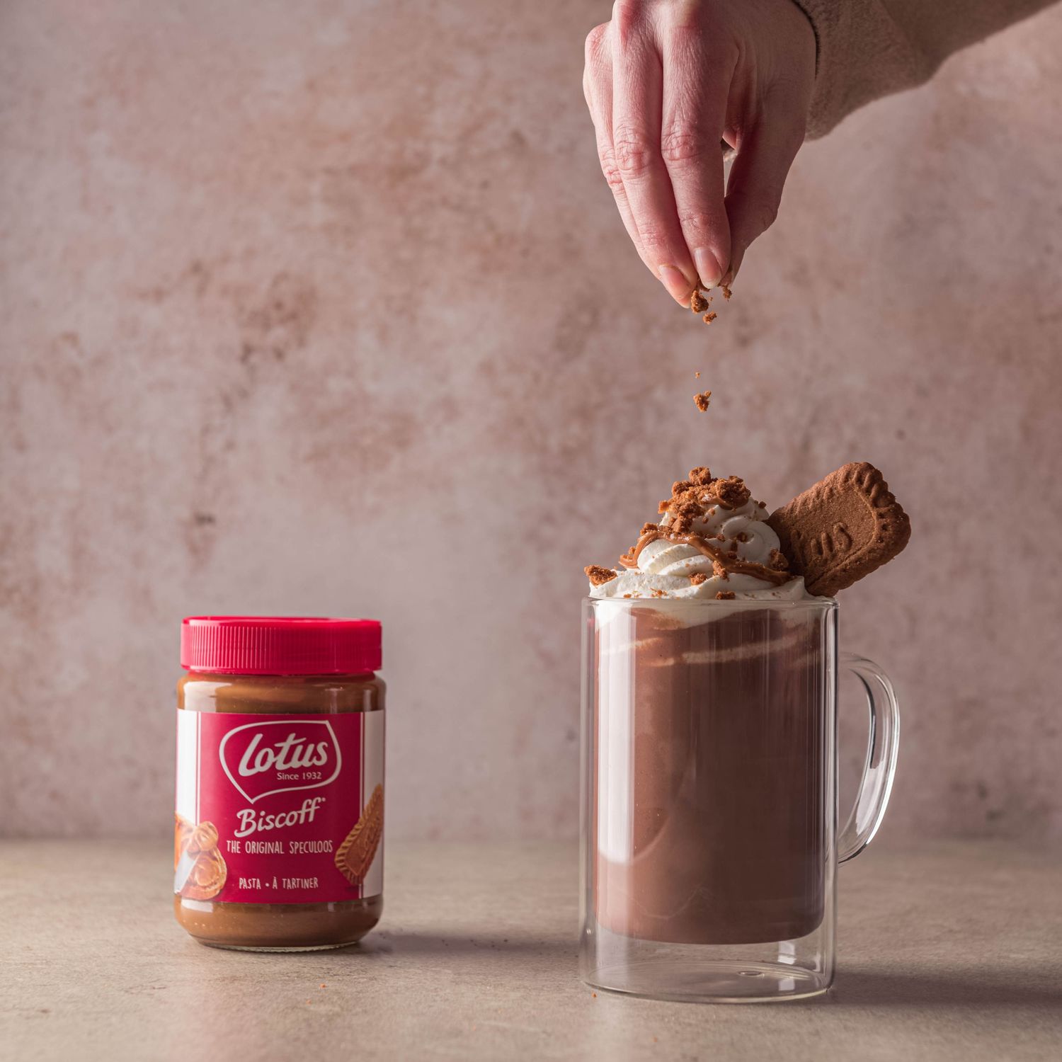 Création de recettes avec photo pour la marque Lotus du Groupe Biscoff par Mélanie Rousselle, photographe culinaire