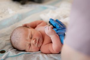 Lifestyle newborn birth photography baby girl