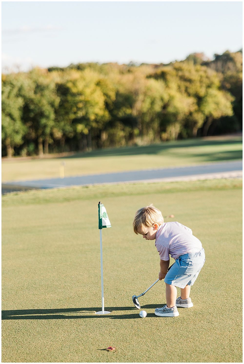 Slanovec family enjoying a family photography session at East Ridge Country Club in Shreveport Louisiana