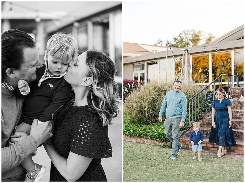 Slanovec family enjoying a family photography session at East Ridge Country Club in Shreveport Louisiana