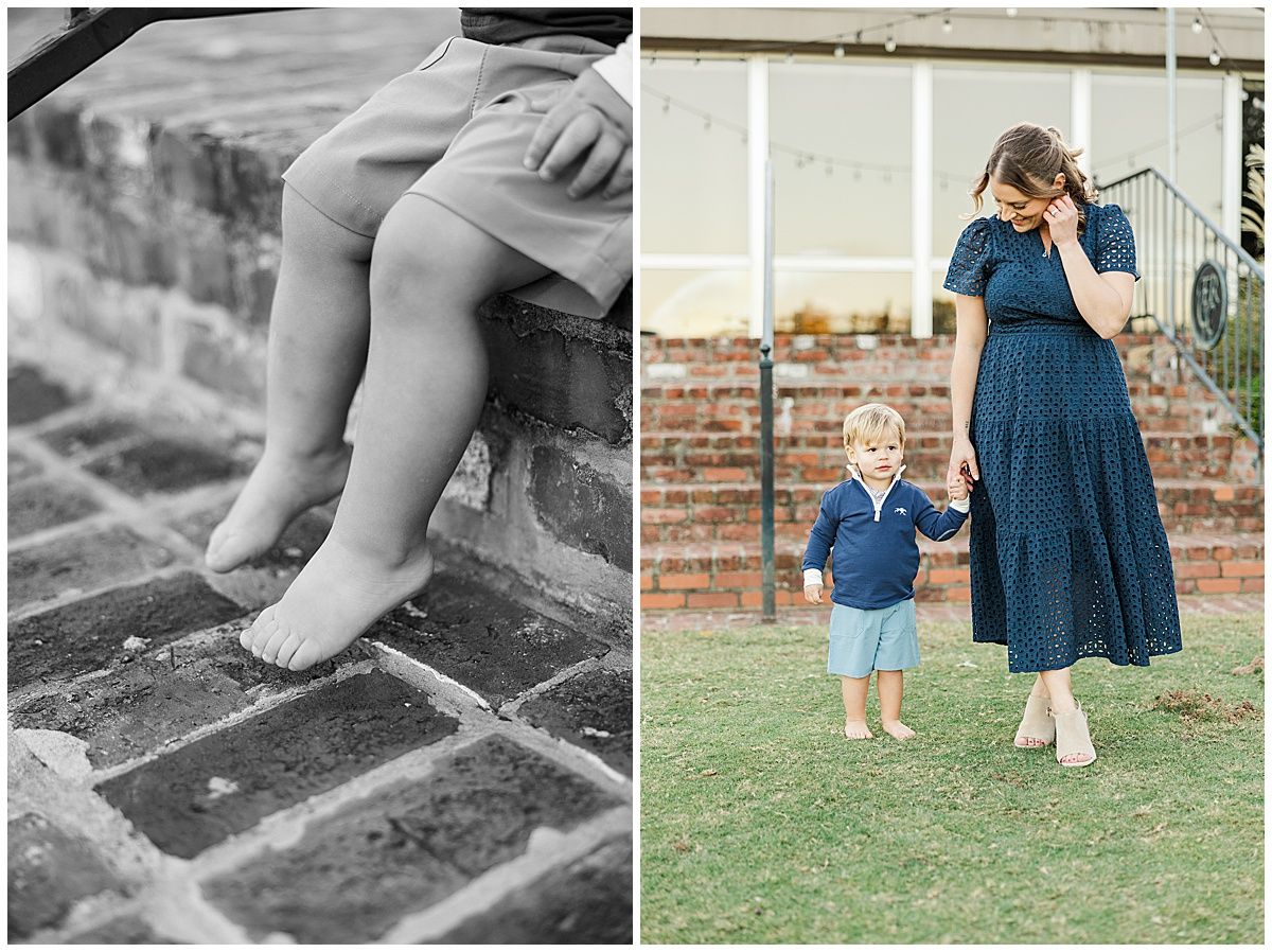 Slanovec family enjoying a family photography session at East Ridge Country Club in Shreveport Louisiana