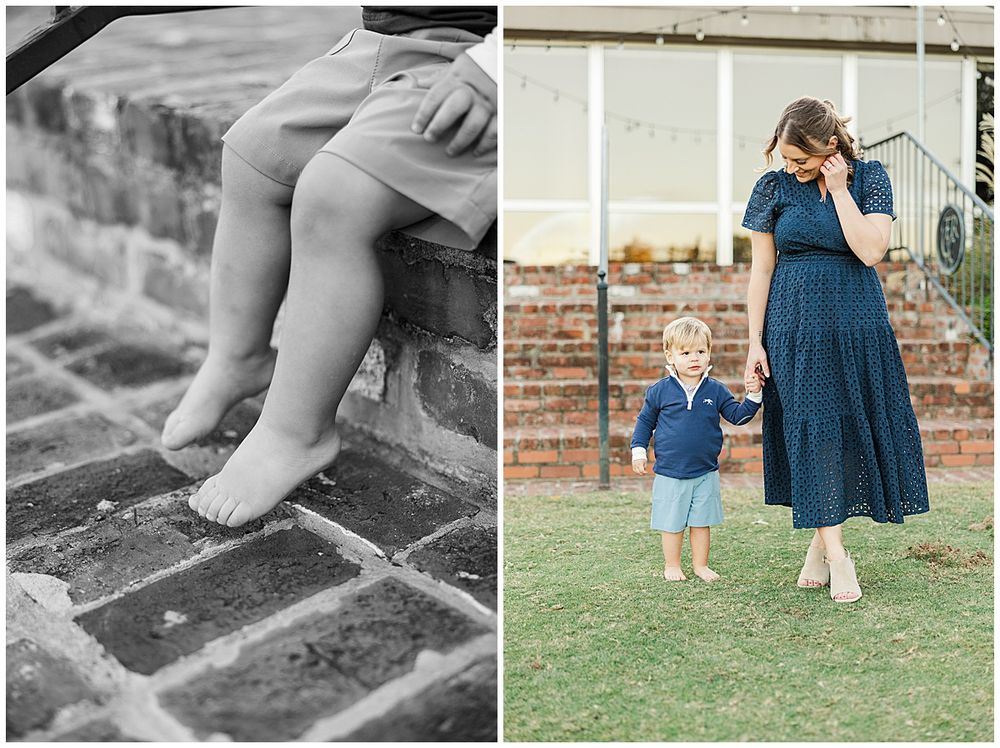 Slanovec family enjoying a family photography session at East Ridge Country Club in Shreveport Louisiana