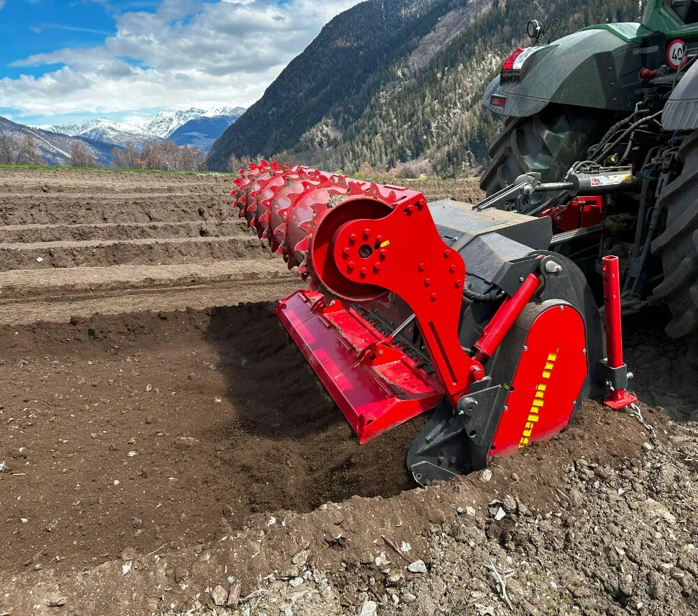 Seppi mulcher for agricultural, forestry and vegetation management work