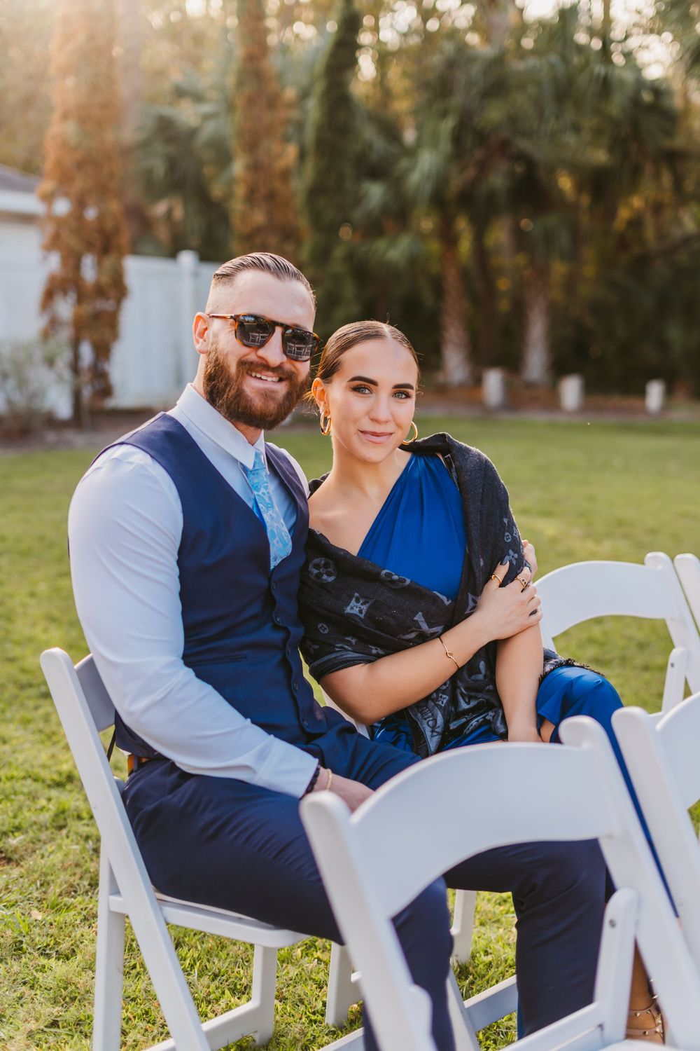 Channel Side Club in Palm Coast Florida. Wedding photography of outdoor ceremony. Guests portraits.