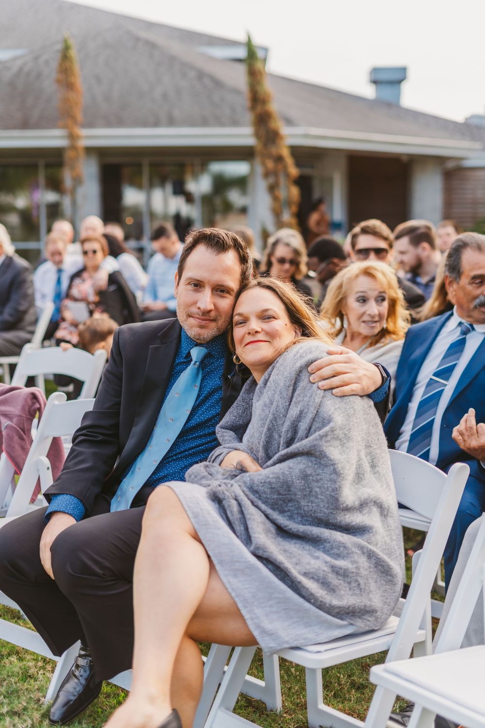 Channel Side Club in Palm Coast Florida. Wedding photography of outdoor ceremony. Guests portraits.