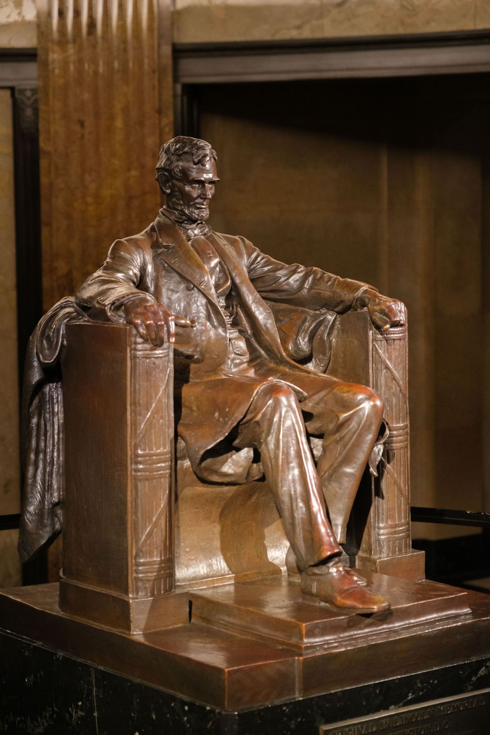 The tomb of Abraham Lincoln in Springfield, IL off Route 66. June 15, 2026. Photo: David J. Manning.