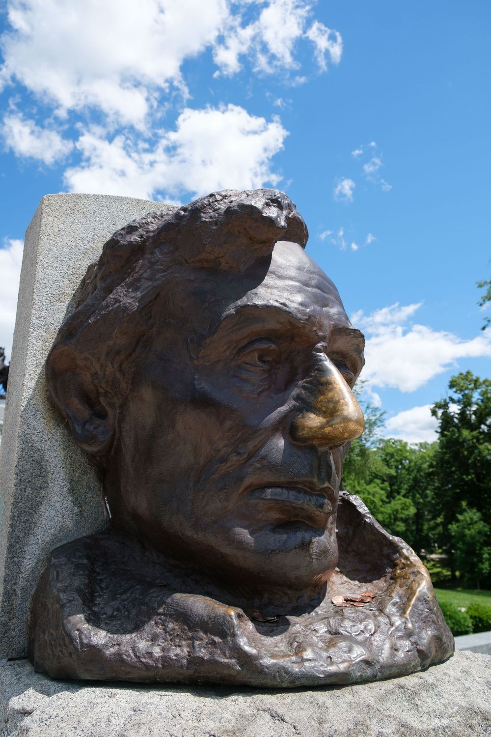 The tomb of Abraham Lincoln in Springfield, IL off Route 66. June 15, 2026. Photo: David J. Manning.