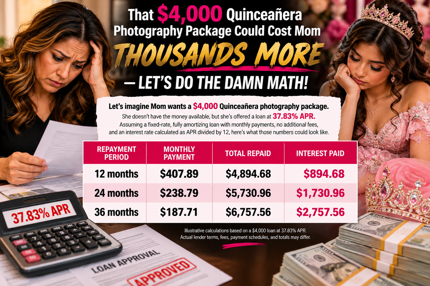 Grand Prairie Quince families deserve clear photography pricing without high APR loan applications or pressure to reserve a date today.