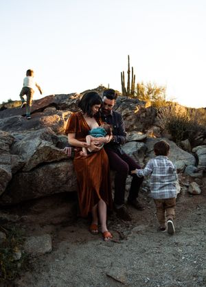 family photographer AZ, outdoor family portraits