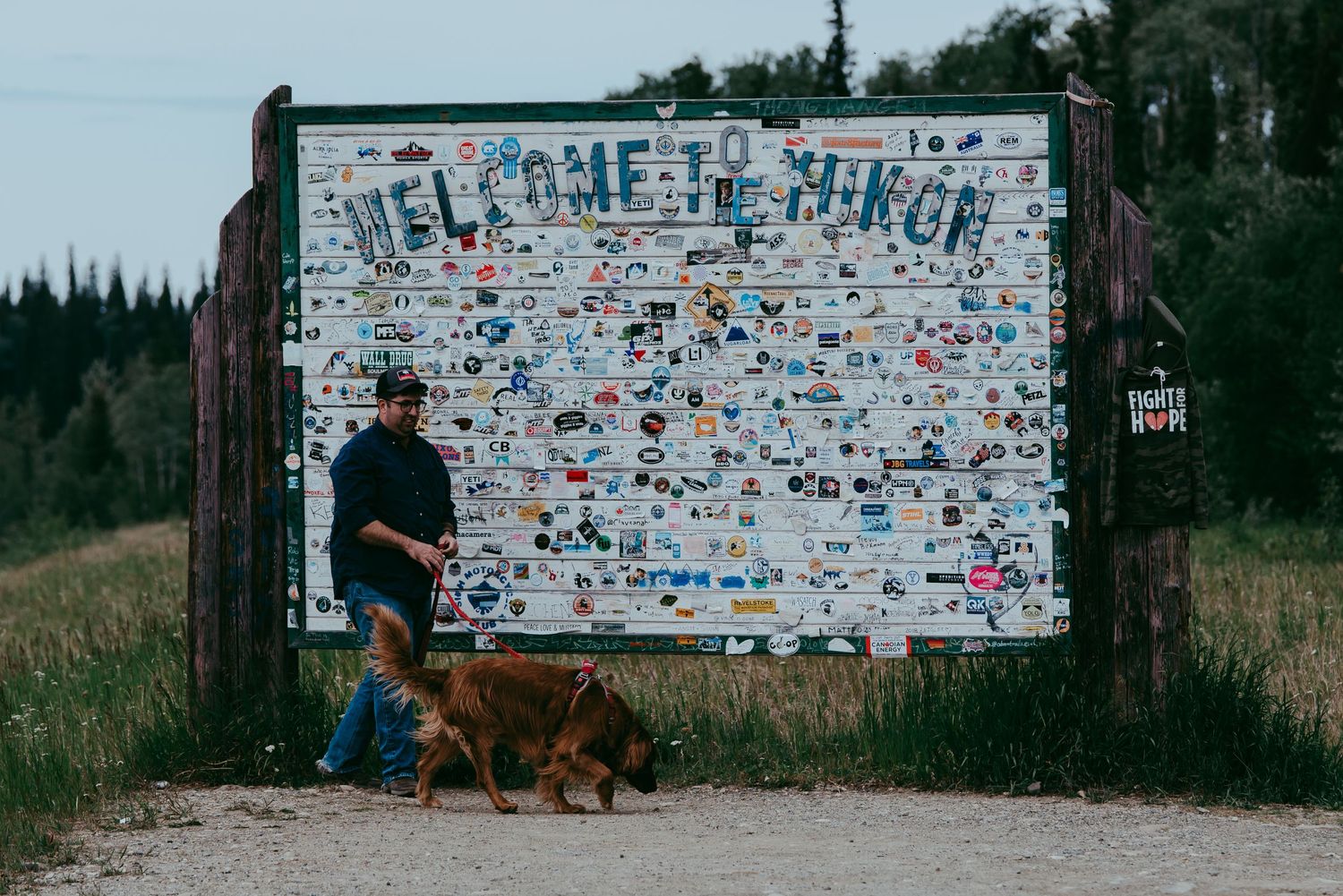 Entering Yukon Territory