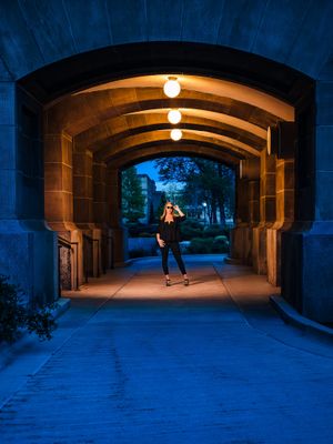 Fashion Inspired Portraits and Senior Photos. Boise Idaho Portrait Photographer. Sunset Portraits and Creative Ideas using off camera flash